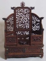 Lot 526 - Chinese mirror stand.