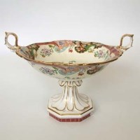 Lot 570 - Masons twin handled comport.