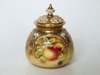Lot 580 - Royal Worcester Pot pourri footed vase.