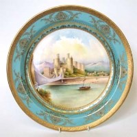 Lot 600 - Minton plaque signed Woodhouse DB. 478