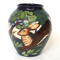 Lot 622 - Moorcroft Flanders Moss vase.