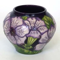 Lot 628 - Moorcroft Petuna vase.