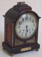 Lot 656 - Winterhalter & Hofmeier bracket clock.