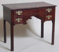 Lot 676 - Mahogany side table