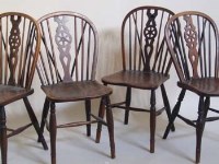 Lot 700 - Eight wheel back Windsor chairs.