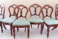 Lot 745 - Six Victorian dining chairs.