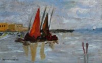 Lot 4 - Mary McCrossan, Venice, oil
