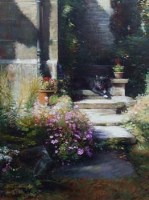 Lot 14 - Bohuslav Barlow, Dorothy's Steps, oil
