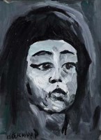 Lot 49 - J.L. Isherwood, Female portrait, oil