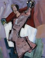 Lot 60 - Tadeusz Was, Dance, mixed media