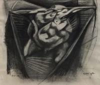 Lot 79 - Michael Ayrton, Untitled, charcoal