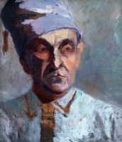 Lot 127 - Continental School, Portrait of a gentleman, oil