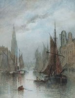 Lot 135 - Louis Timmermans, Rotterdam, watercolour