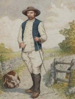 Lot 138 - W.H. Kay, Rural workers, watercolour (2)
