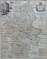 Lot 149 - Emanuel Bowen, County of Stafford, map