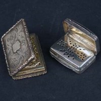 Lot 188 - Georgian vinaigrette and a Victorian vinaigrette