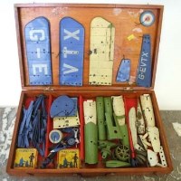 Lot 352 - Box of Meccano Aeroplane Construction parts