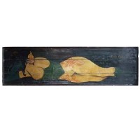 Lot 363 - Board decorated with reclining ladies