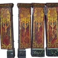 Lot 376 - Four Painted Columns (short sq)