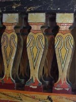 Lot 379 - Seven Sections of Painted Balustrade