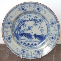 Lot 406 - Delft plate circa 1750 DB4404