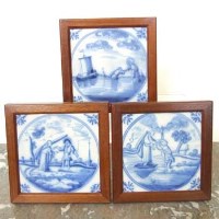Lot 412 - Three Delft Tiles