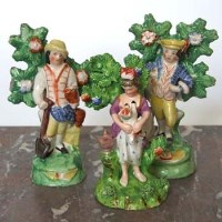 Lot 450 - Three Staffordshire figures, DB3427, DB3460, DB3461