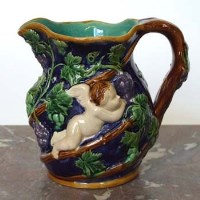 Lot 458 - Minton majolica jug DB4190