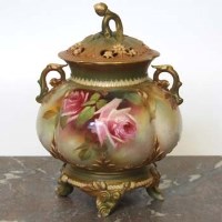 Lot 484 - Royal Worcester vase by Tarman