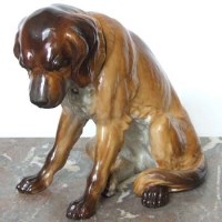 Lot 490 - Royal Worcester St Bernard circa 1862,   modelled