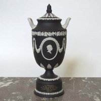 Lot 500 - Wedgwood Black Jasperware