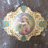 Lot 514 - Aynsley plaque signed J. Hewitt, DB4043