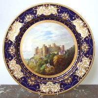 Lot 518 - Minton plaque signed A. Holland, DB4157