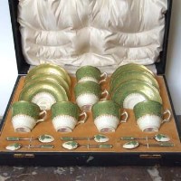 Lot 522 - George Jones boxed coffee set DB364