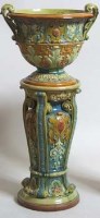 Lot 535 - Doulton Lambeth Jardiniere monogramed J.B.