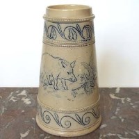 Lot 543 - Doulton Lambeth jug by Hannah Barlow DB1450