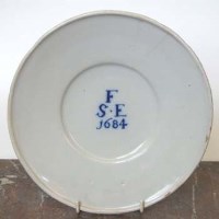 Lot 545 - Initialled Delft Plate