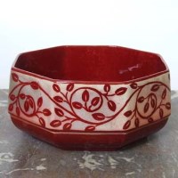 Lot 555 - Bernard Moore flambe bowl DB 4423