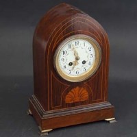 Lot 673 - French Lancet Shaped Mantel Clock