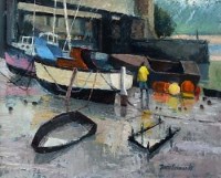 Lot 72 - David Edwards, Mud Bank, Conway, oil