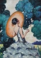 Lot 109 - George S. Dixon, Morning, watercolour