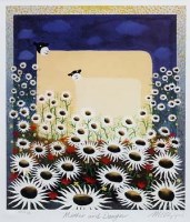Lot 136 - Mackenzie Thorpe, Mother and Daughter,  signed limited edition print