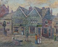 Lot 157 - James Clock Shaw, Top of Bolton Street - Bury, oil