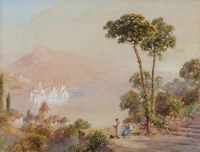 Lot 166 - P.Capri, Sesto Calende, Lake Maggiore, watercolour