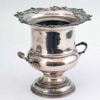 Lot 196 - Edwardian  plated wine cooler.