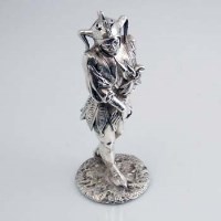 Lot 202 - Silver jester