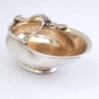 Lot 203 - Silver Neo classical dish.