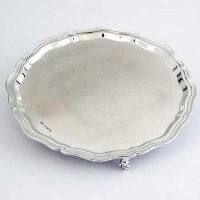 Lot 225 - Viners silver salver