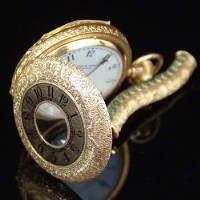 Lot 337 - Half hunter pocket watch