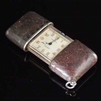 Lot 338 - Movado sliding pocket chronometer